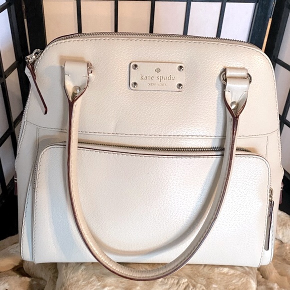 Kate Spade White Dome Bag